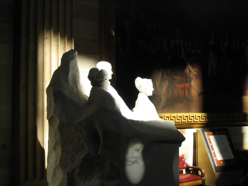 Dramatic Sculpture of Women's Suffrage