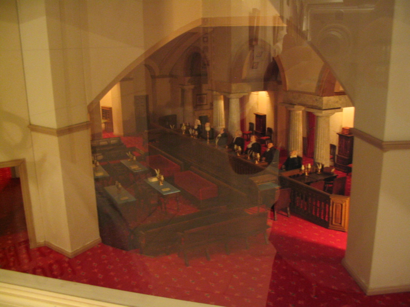 Model of Court (back in the Capital Building)