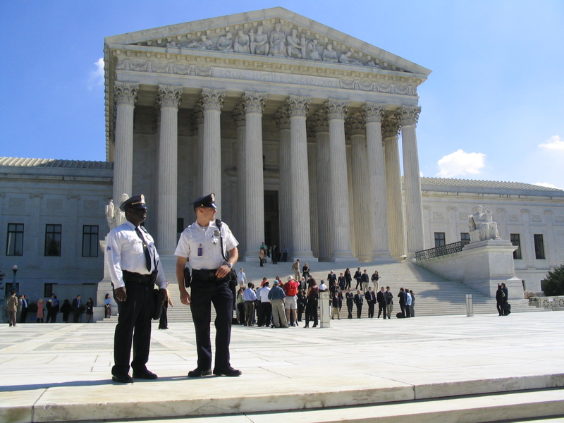 Police eye protesters