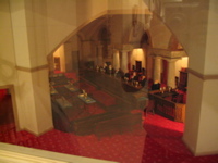 Model of Court (back in the Capital Building)