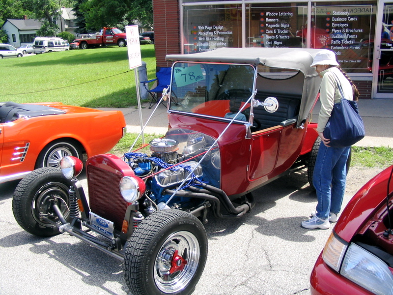 Small Red Ford